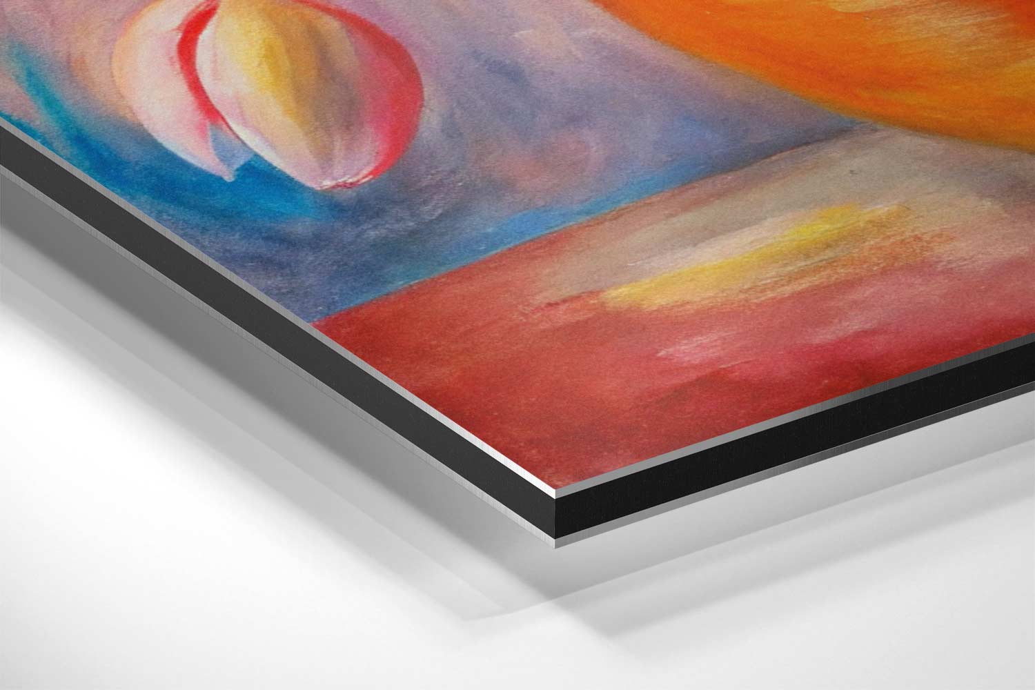 Bloemrijke Tulpenpracht Kunstwerk-canvas-dibond-plexiglas-wanddecoratie-WallArtistic