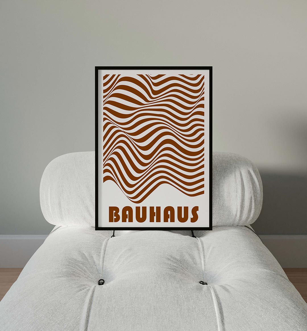 Golvend lijnenspel Poster