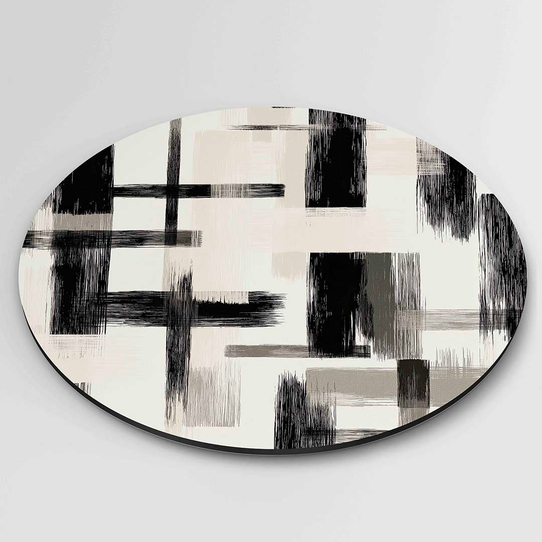 Abstracte lijnen Muurcirkel