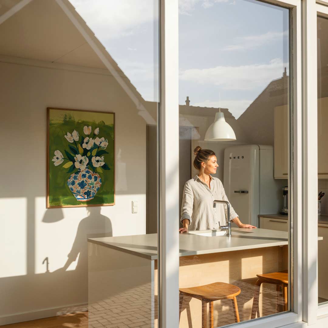Bloemenvaas met Tulpen Poster-WallArtistic