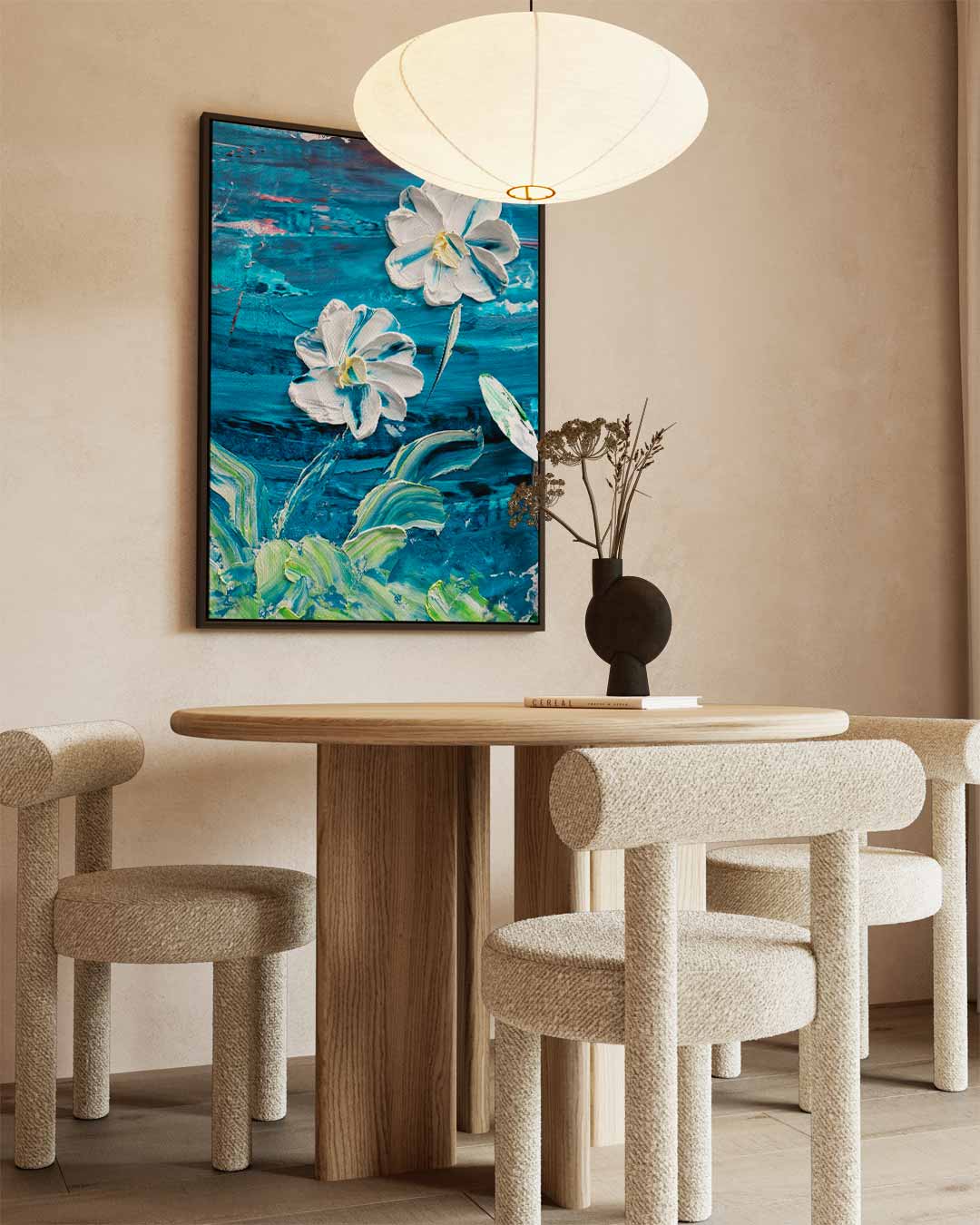 Bloeiende Dromen Schilderij Kunstwerk-canvas-dibond-plexiglas-wanddecoratie-WallArtistic