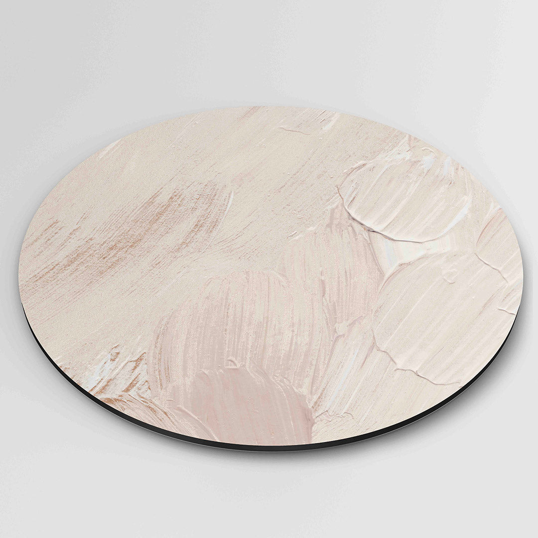 Beige textuur Muurcirkel