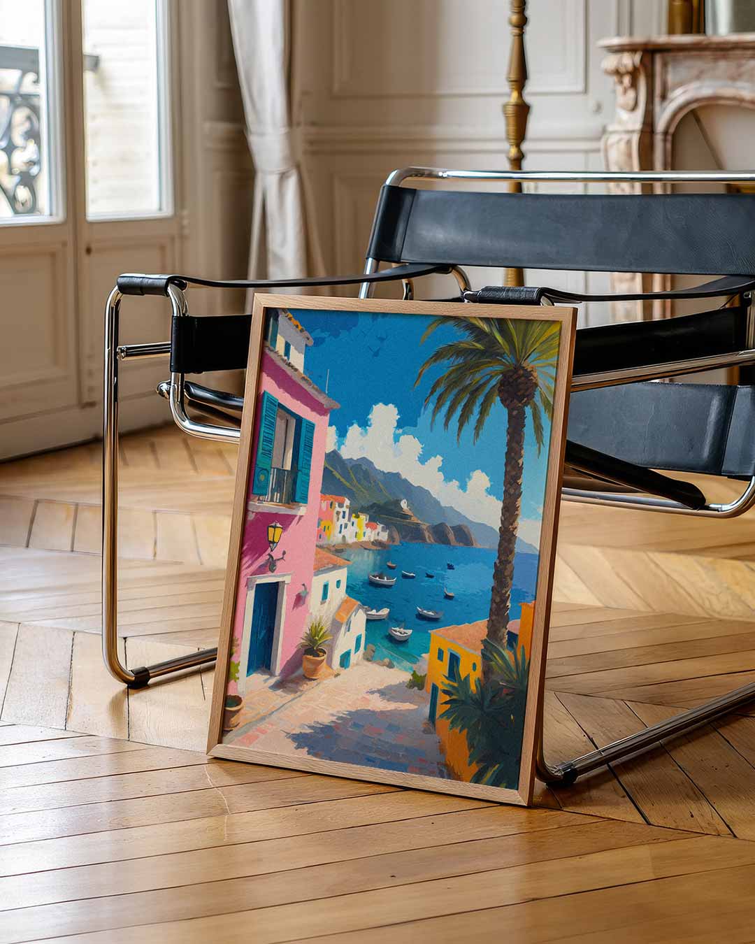 Mediterrane Stranddroom Poster