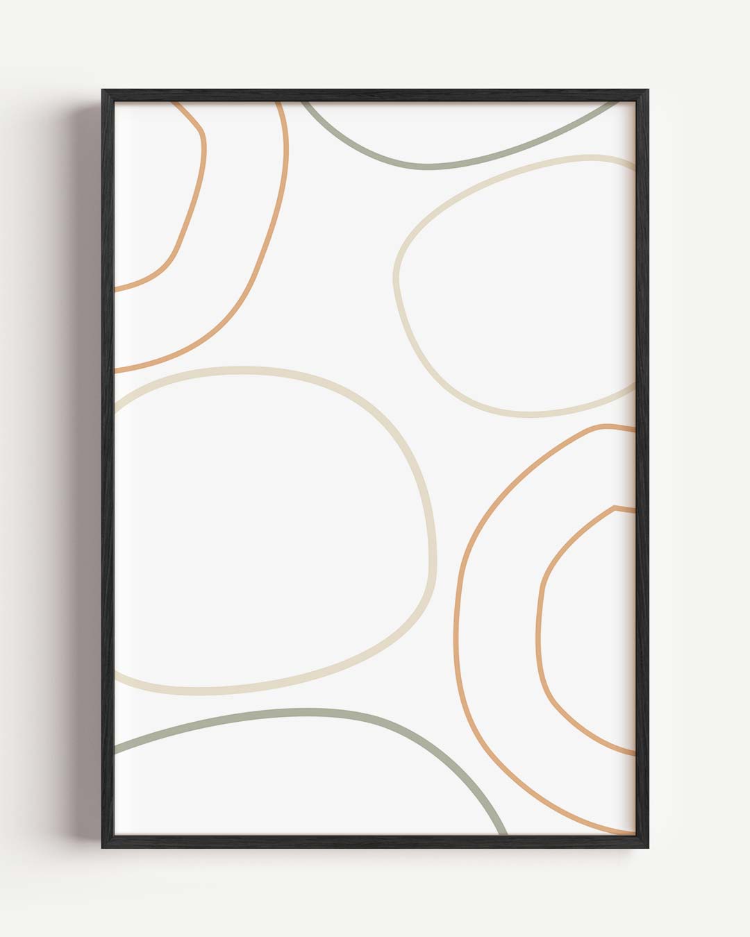 Abstracte Kringelkunst Poster-WallArtistic