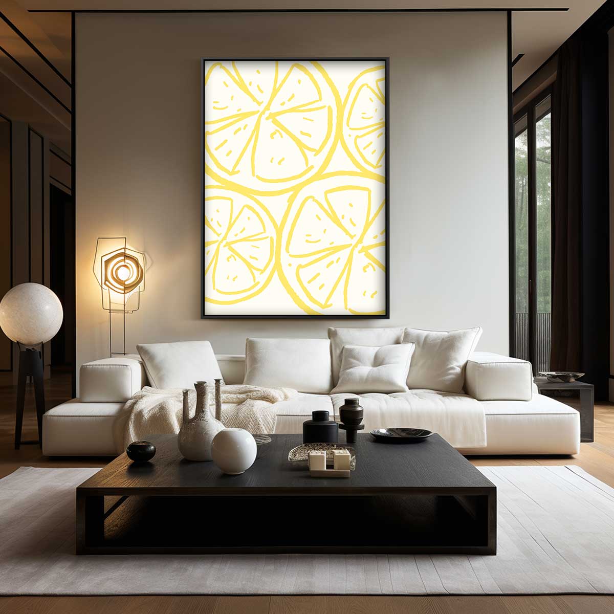 Citrus Zomer Kunstwerk-canvas-dibond-plexiglas-wanddecoratie-WallArtistic