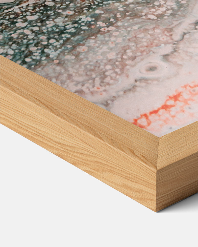 Abstracte Aardetinten Wandposter-WallArtistic