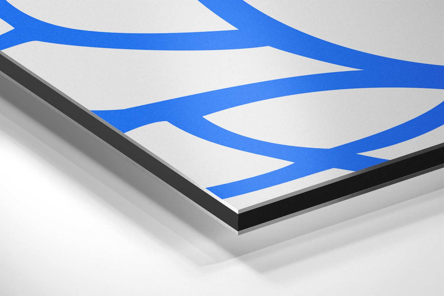Abstract Blauw Kunstwerk Kunstwerk-canvas-dibond-plexiglas-wanddecoratie-WallArtistic
