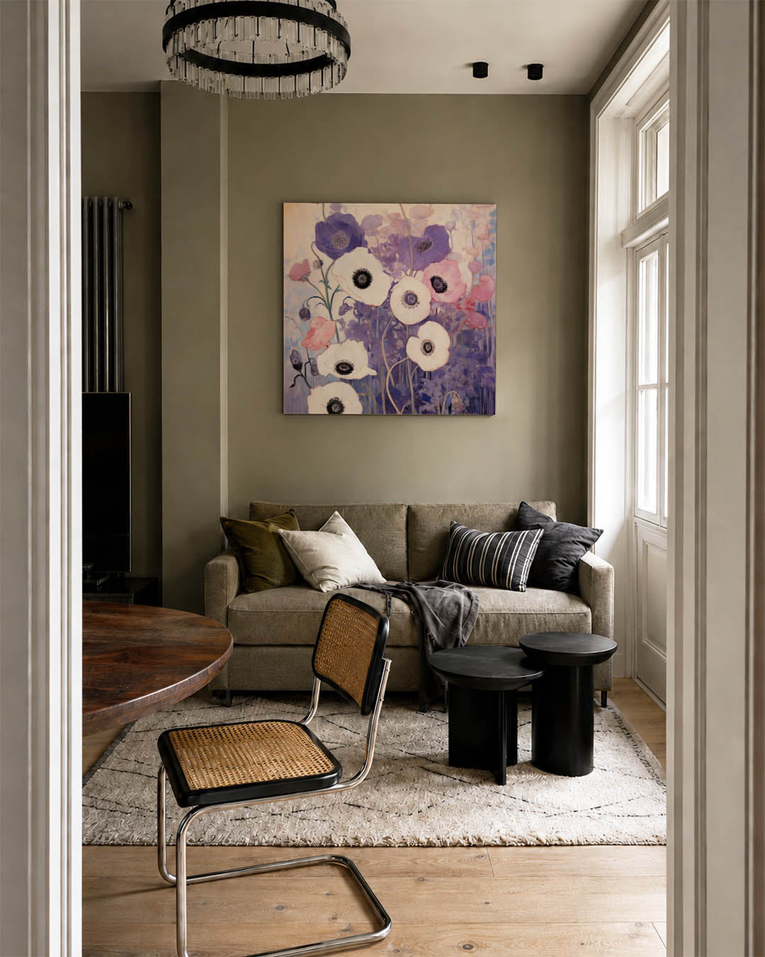 Bloemrijke harmonie Kunstwerk
