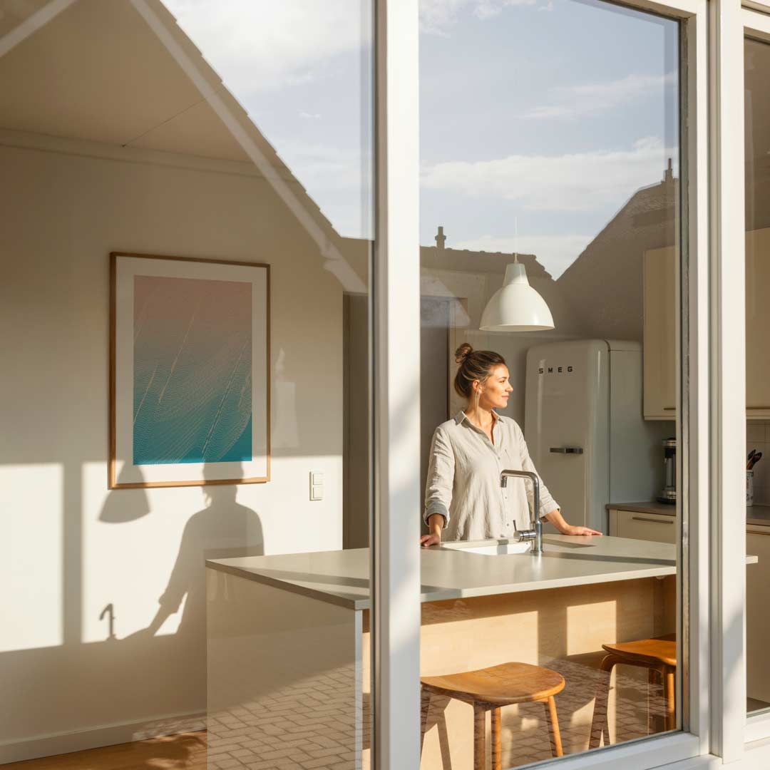 Golvende Pastel Dromen Poster-WallArtistic