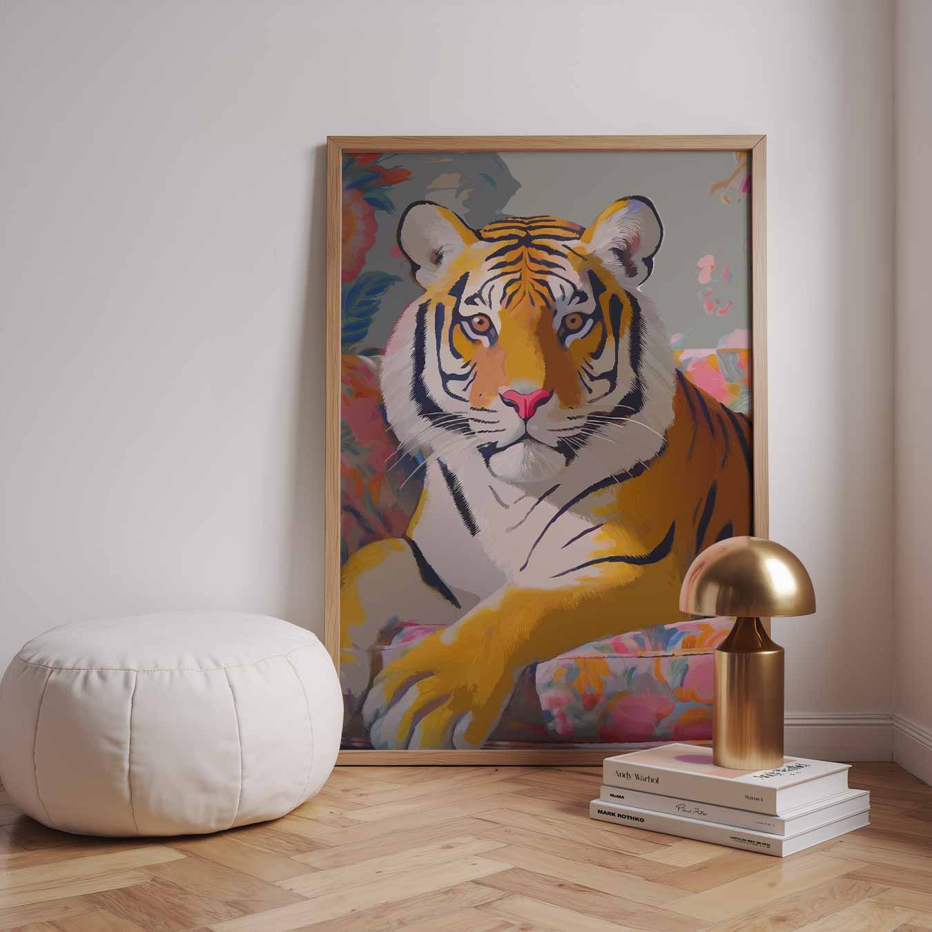 Stijlvolle Tijger Poster-WallArtistic