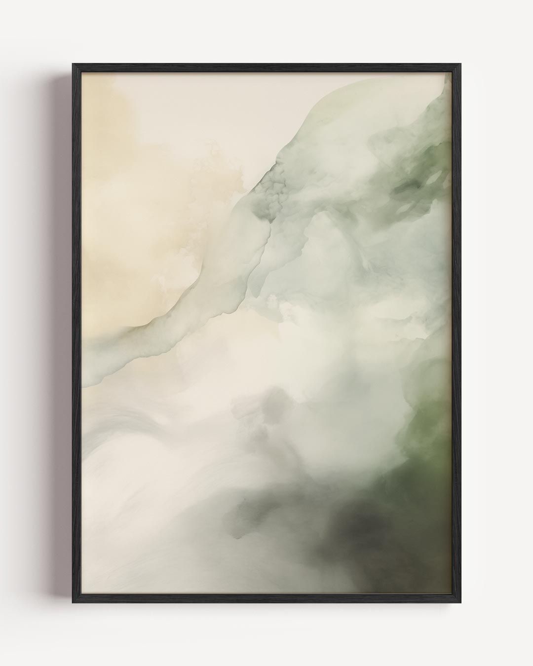 Dromerige Waterverf Wolken Poster-WallArtistic