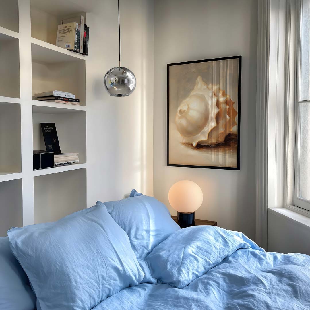 Strandachtige Schelpenposter-WallArtistic