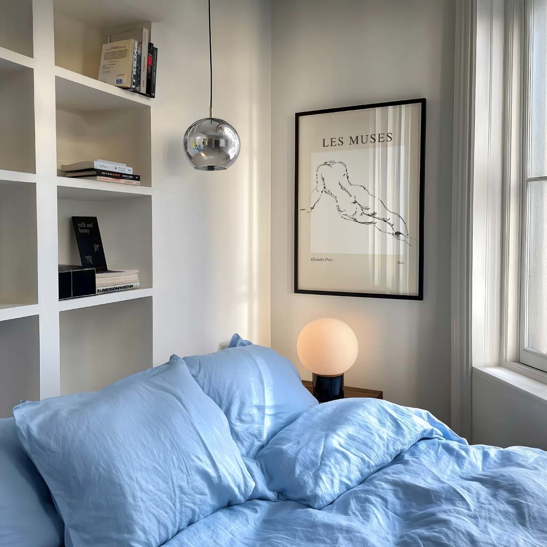 Minimalistische Kunstposter - Les Muses Poster-WallArtistic