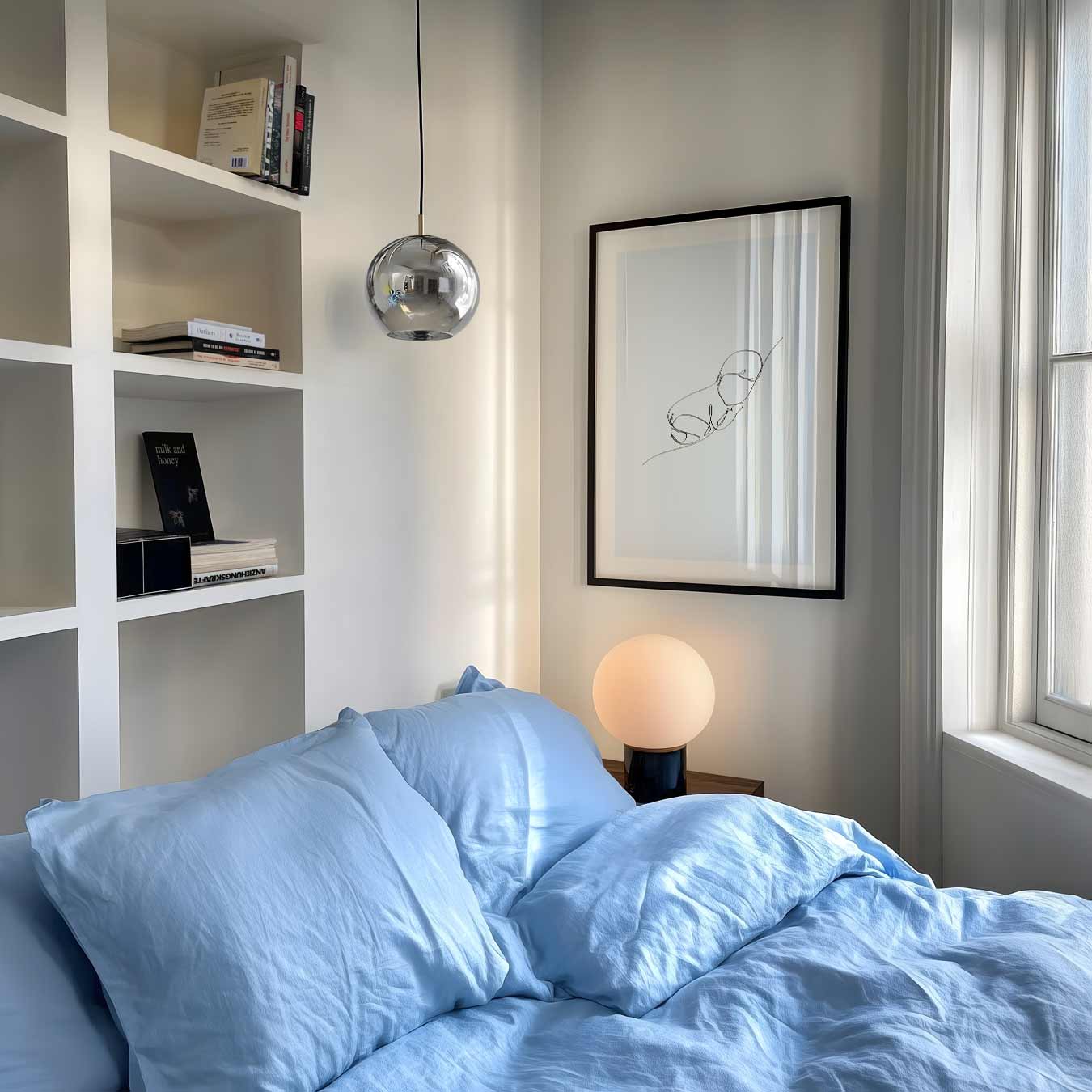 Minimalistische Baby Slaapkamer Poster-WallArtistic