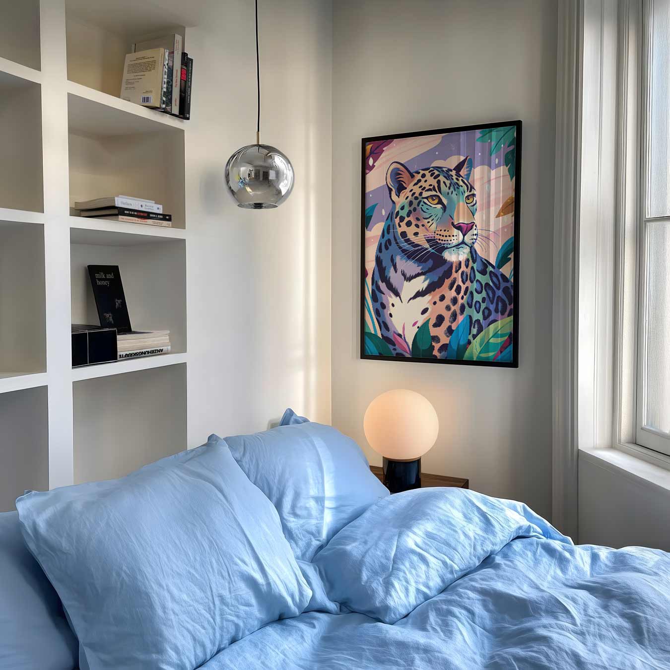 Elegante Luipaard Jungle Poster-WallArtistic