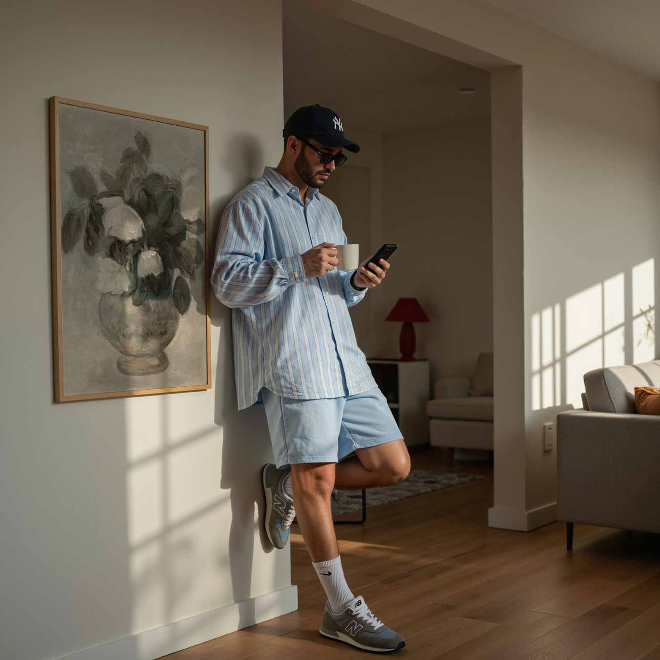 Tijdloze Elegantie Bloemenposter-WallArtistic