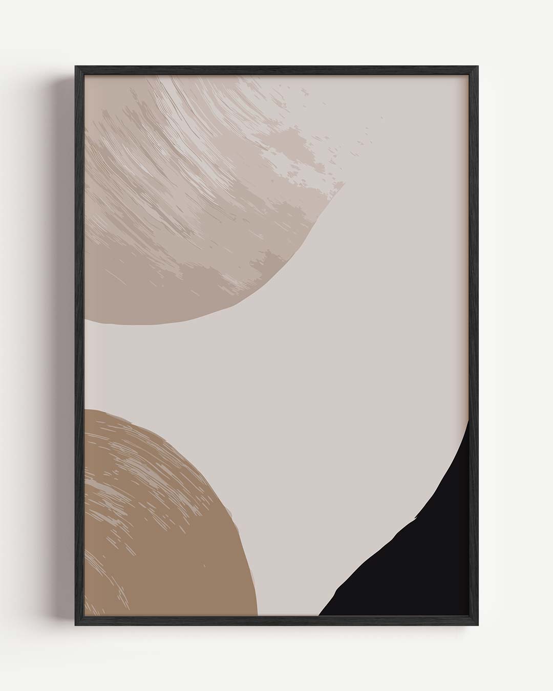 Abstracte Aardetinten Poster-WallArtistic