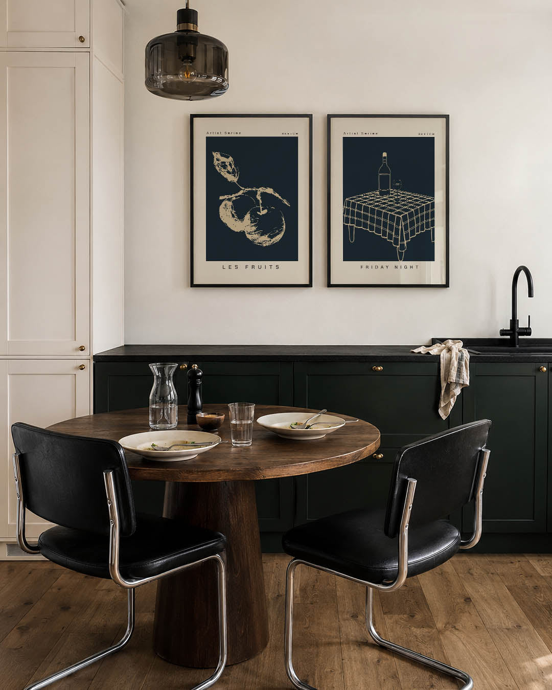 Fruitige schets Posterset
