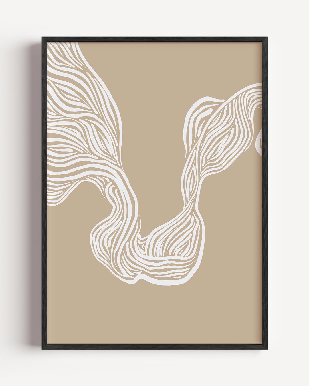 Organische Lijnen Poster-WallArtistic