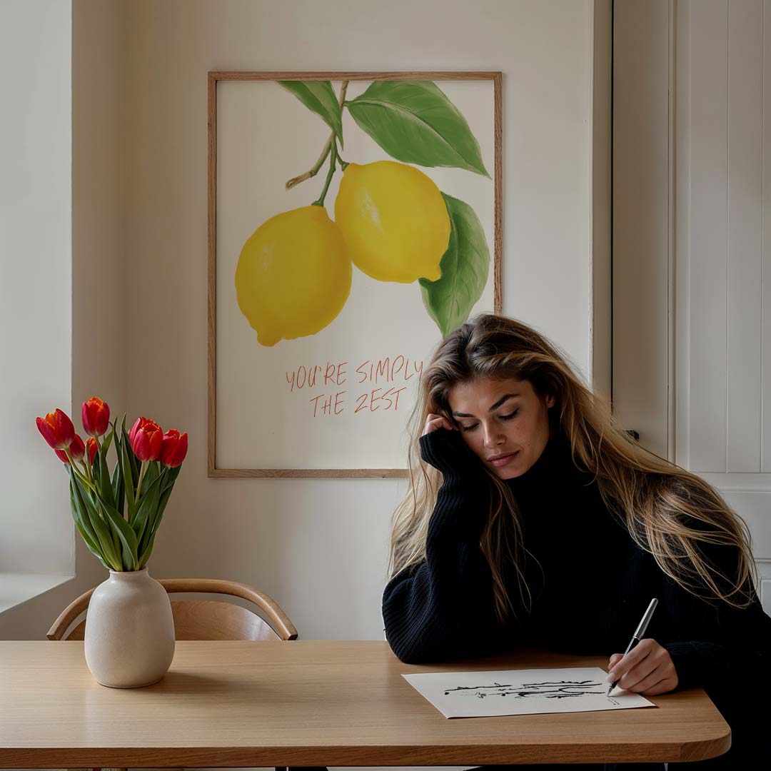 Simply the Zest Citroenposter-WallArtistic