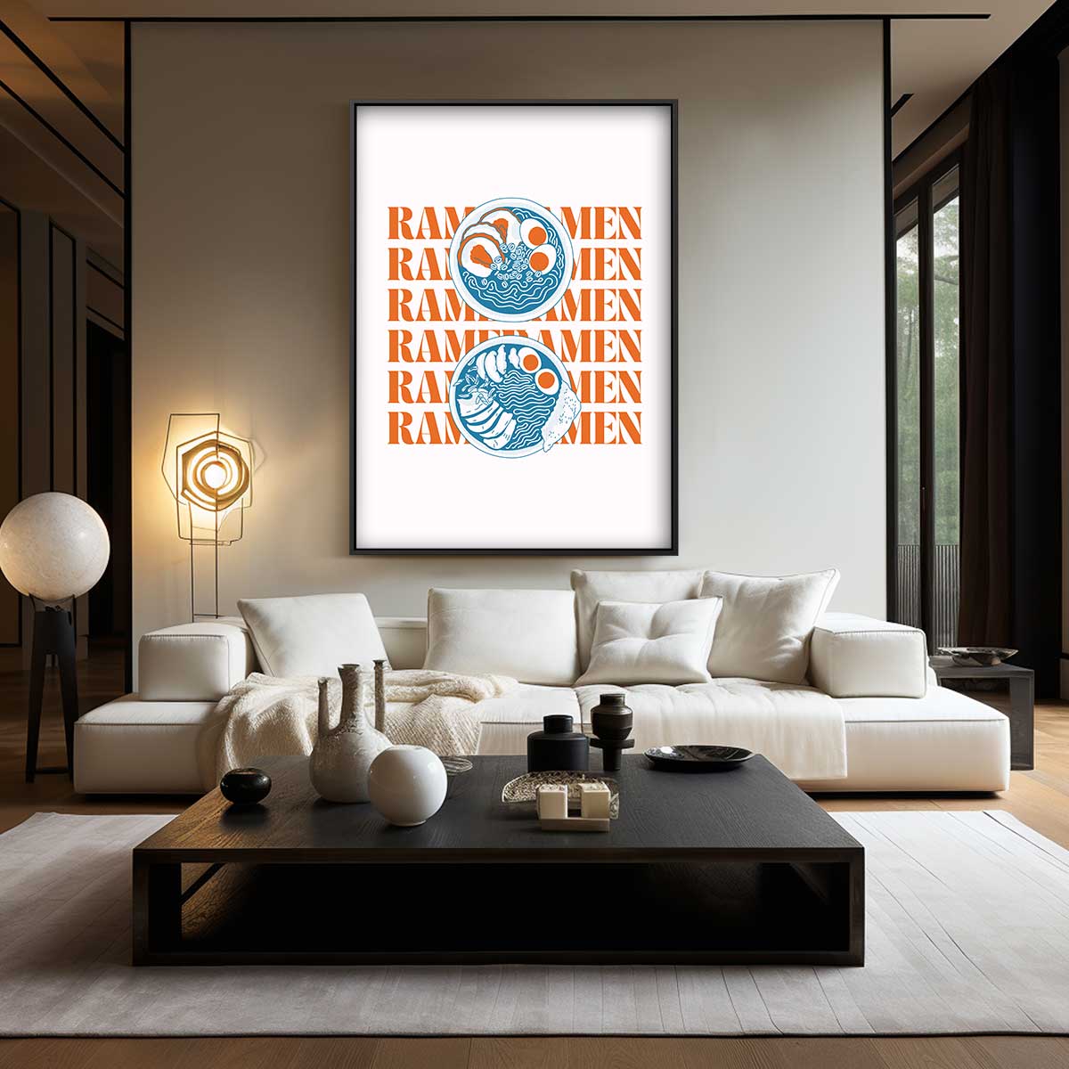 Ramen Delight Poster Kunstwerk-canvas-dibond-plexiglas-wanddecoratie-WallArtistic
