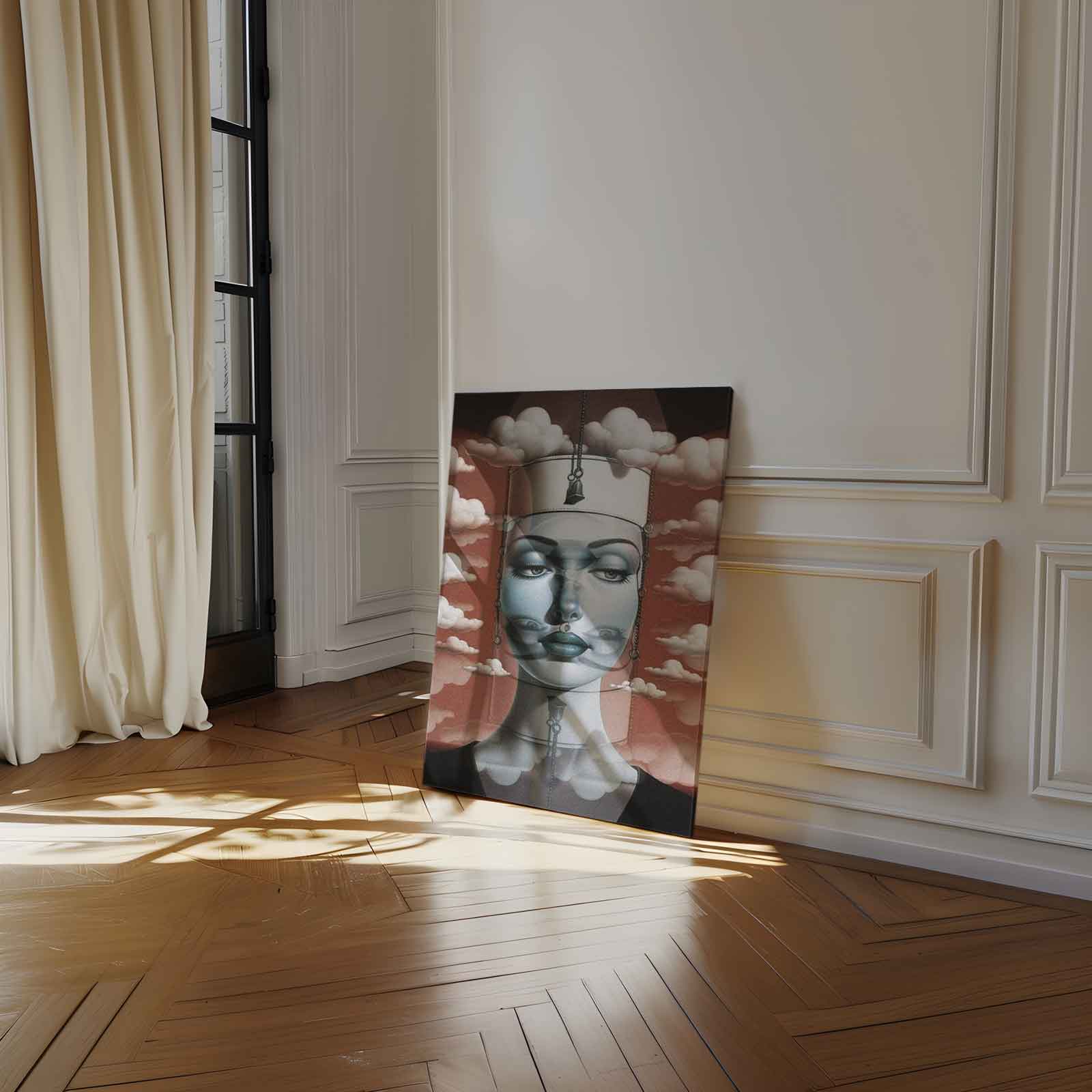 Dromerige Illusie Kunstwerk-canvas-dibond-plexiglas-wanddecoratie-WallArtistic