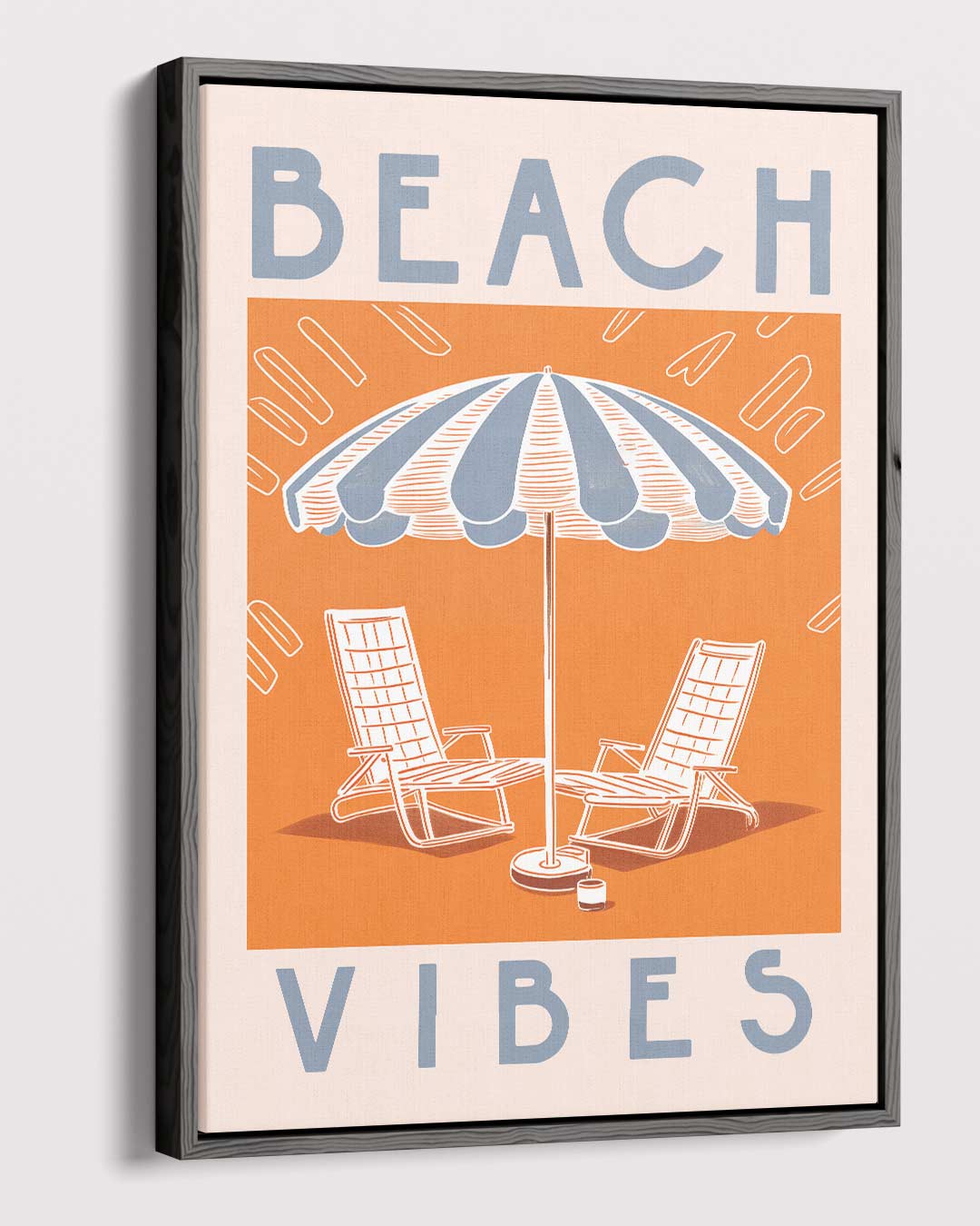 Zomerse Strandvibes Kunstwerk-canvas-dibond-plexiglas-wanddecoratie-WallArtistic