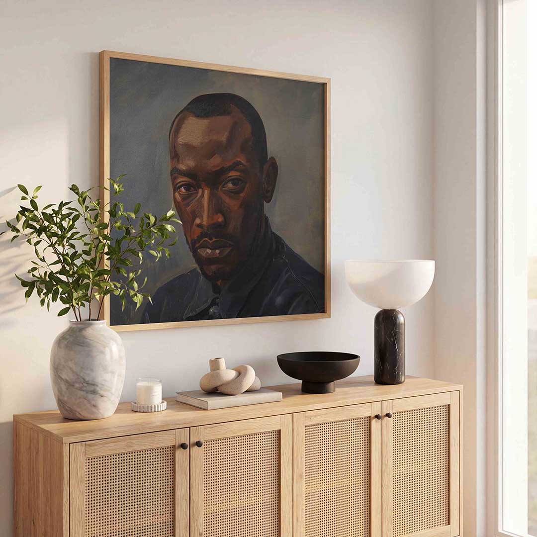 Portret van man Poster