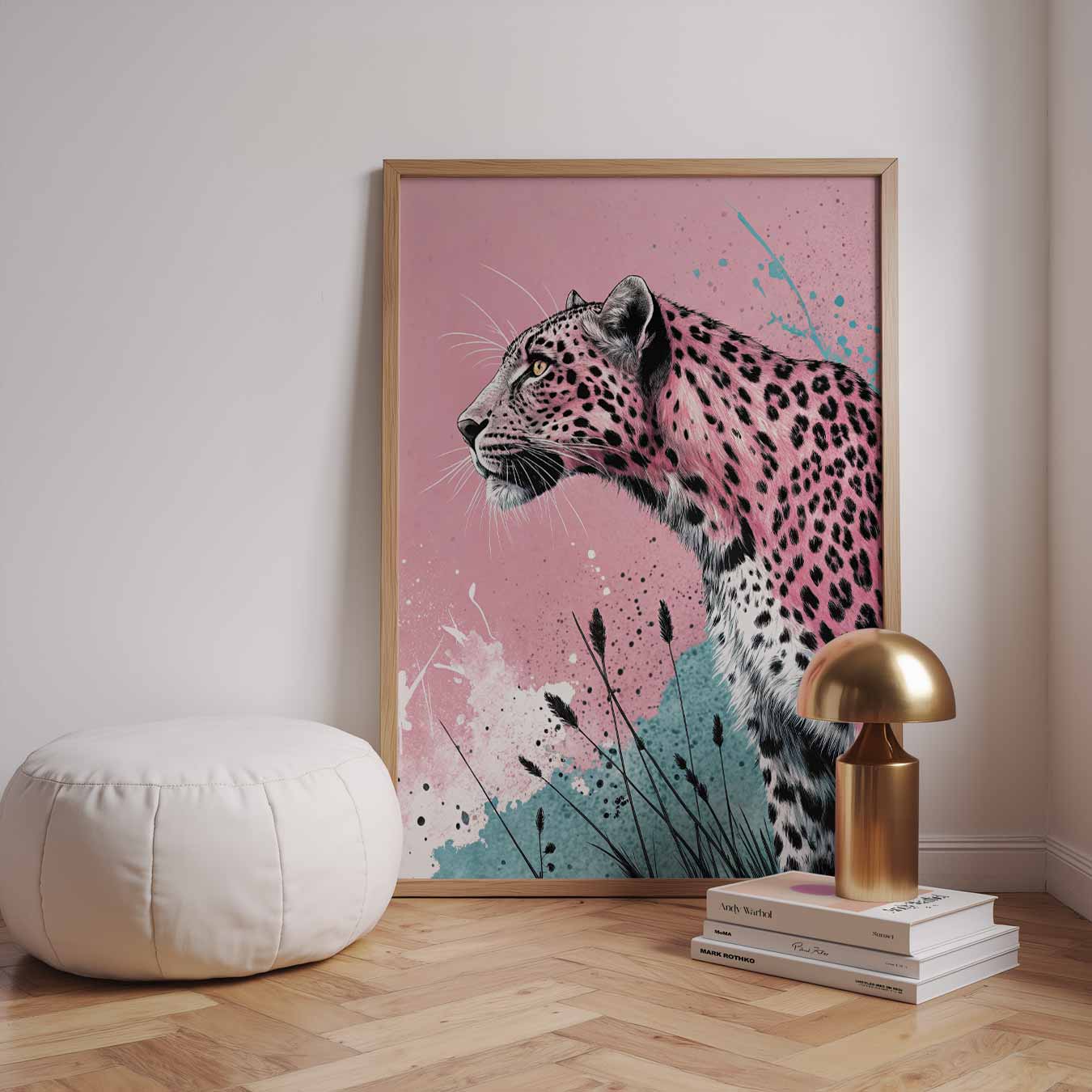 Stijlvolle Panterkunst Poster-WallArtistic