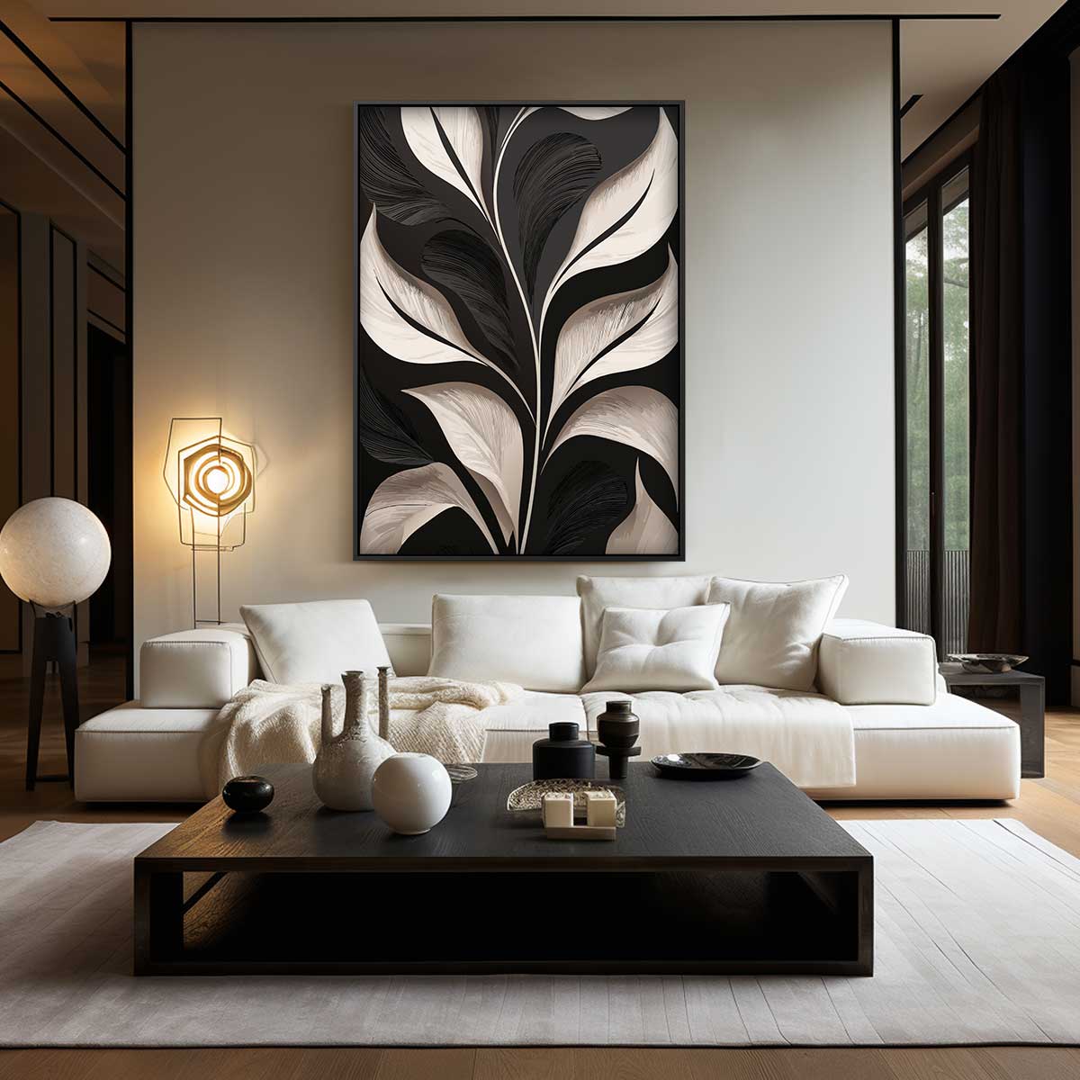 Natuurlijke Elegantie Kunstwerk-canvas-dibond-plexiglas-wanddecoratie-WallArtistic
