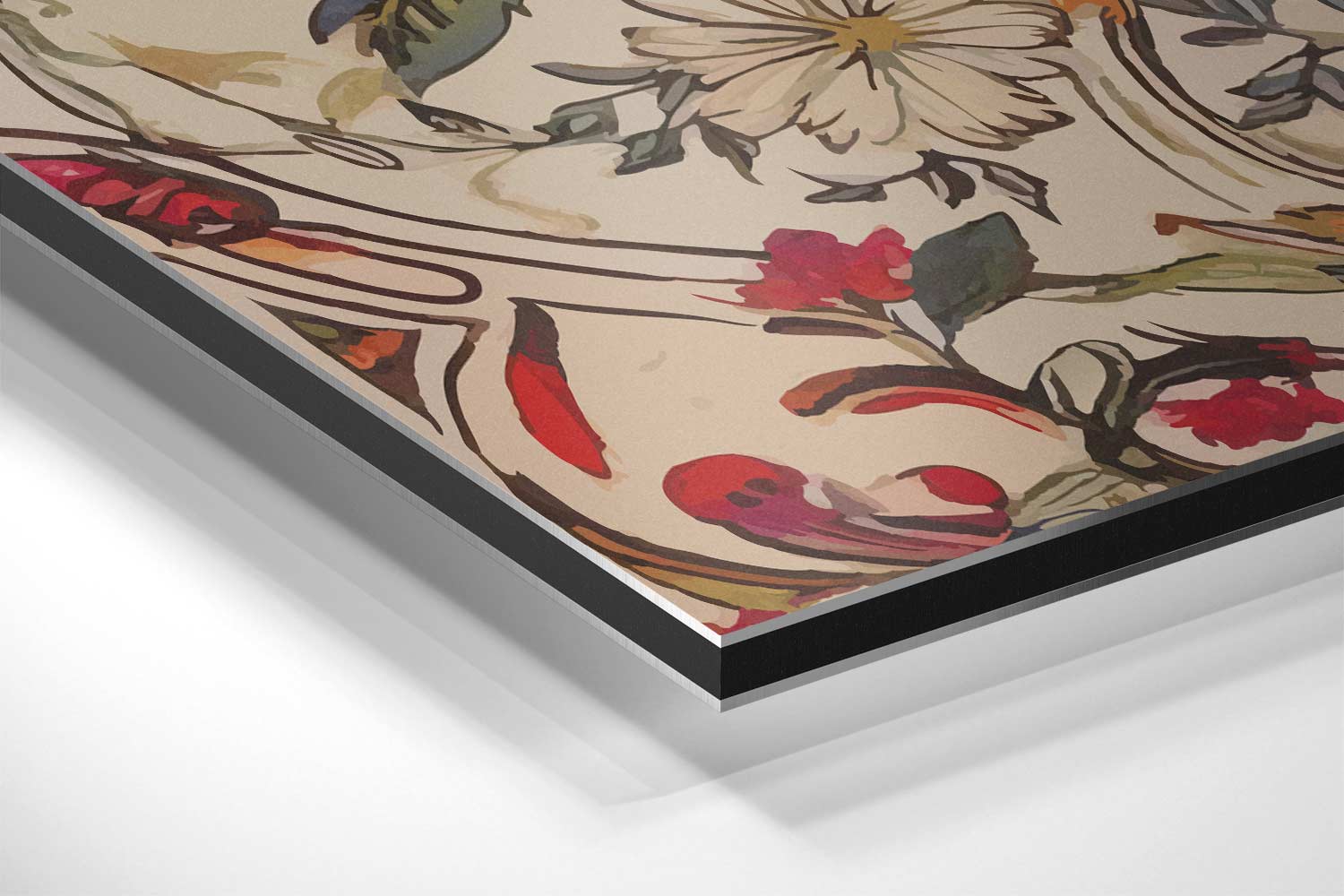 Bloemenpracht op Canvas Kunstwerk-canvas-dibond-plexiglas-wanddecoratie-WallArtistic