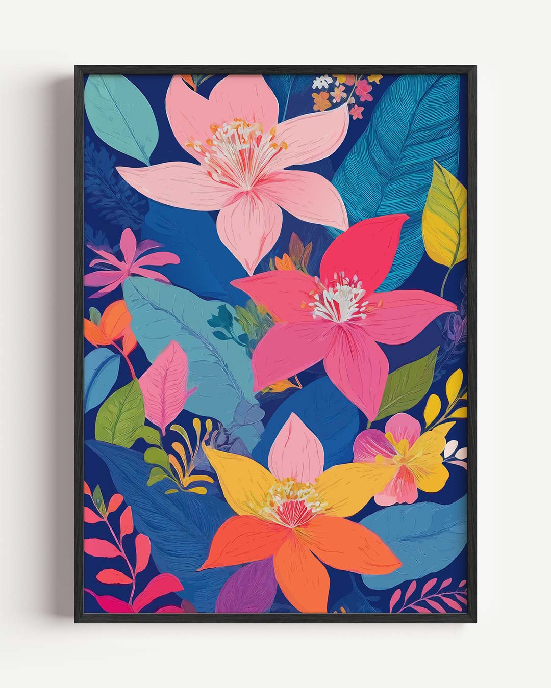 Bloemenpracht in Kleuren Poster-WallArtistic