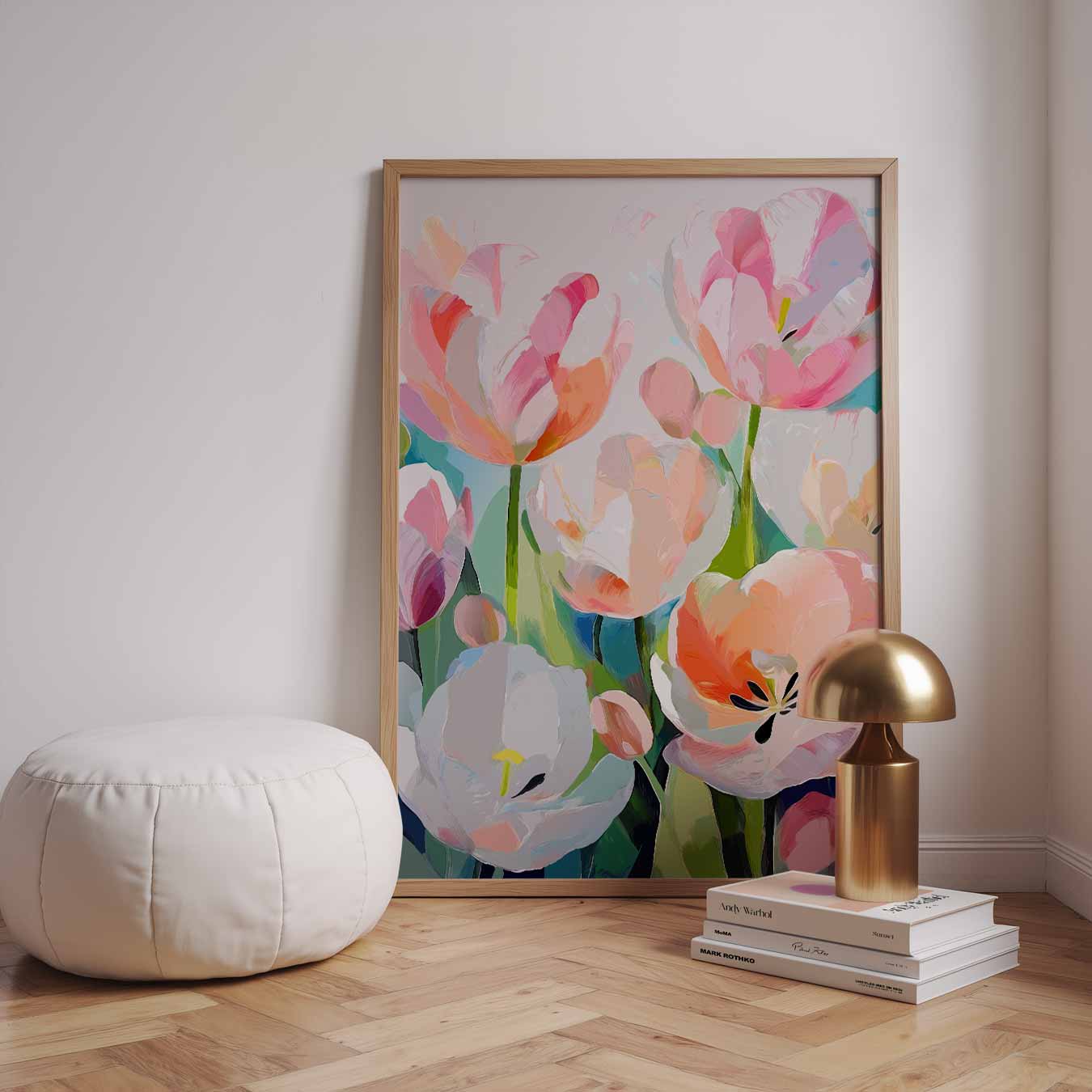 Kleurvolle Bloemenpracht Poster-WallArtistic