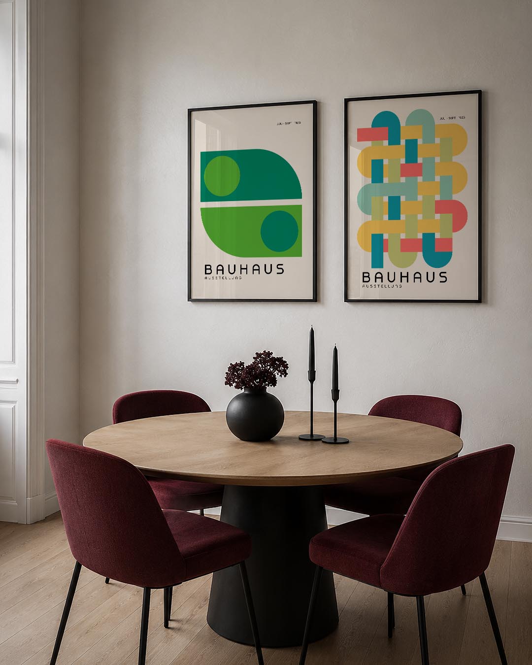 Vormen en kleurvlakken Posterset