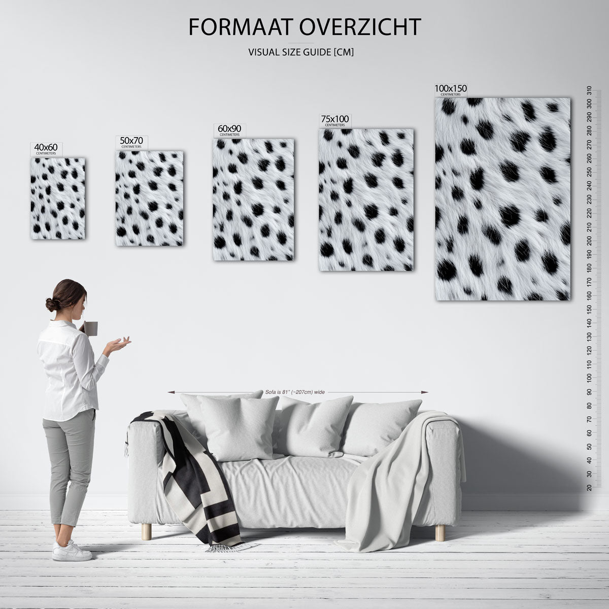 Vlekkenpatroon Kunstwerk