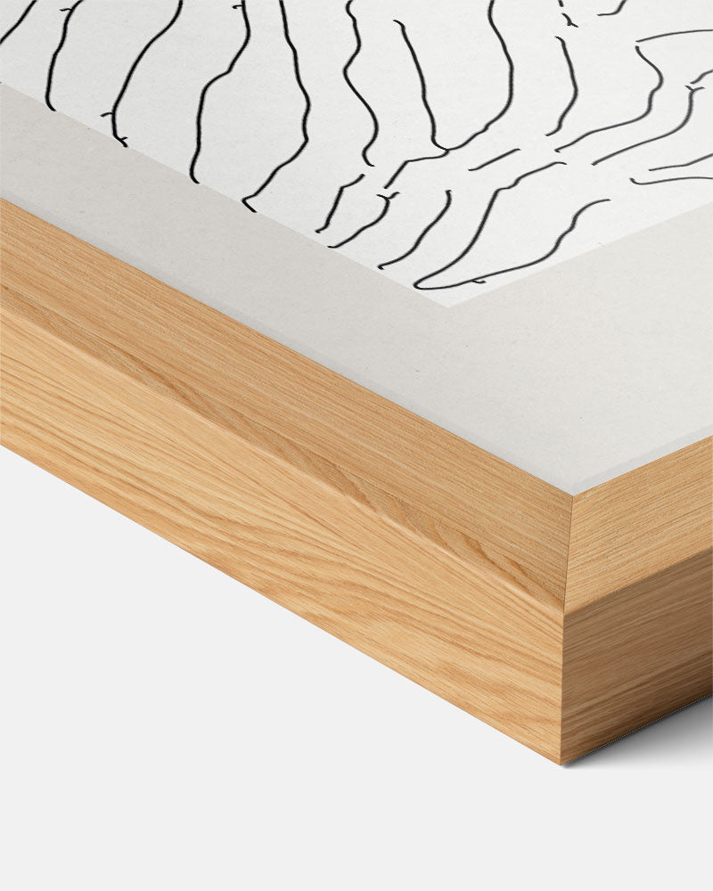 Minimalistische Golven Poster-WallArtistic