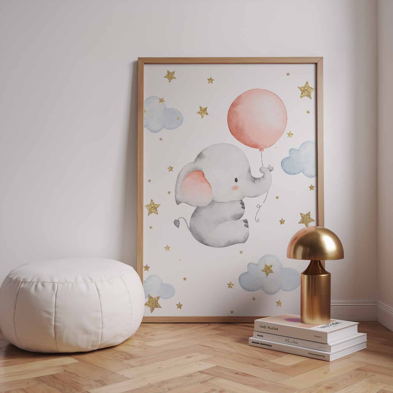 Dromerige Olifanten Poster-WallArtistic