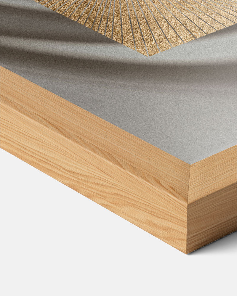 Stralende Gouden Zon Wanddecoratie Poster-WallArtistic