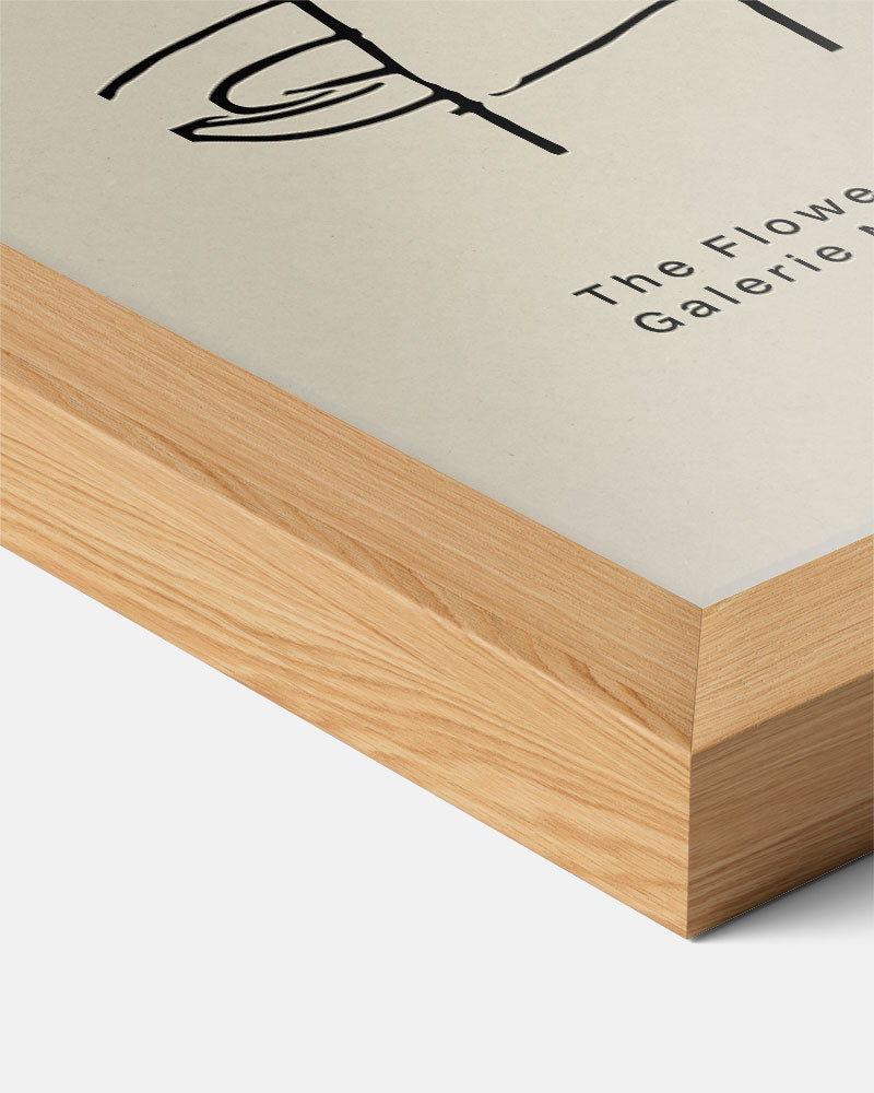 Stijlvolle Vaas en Glazen Poster-WallArtistic