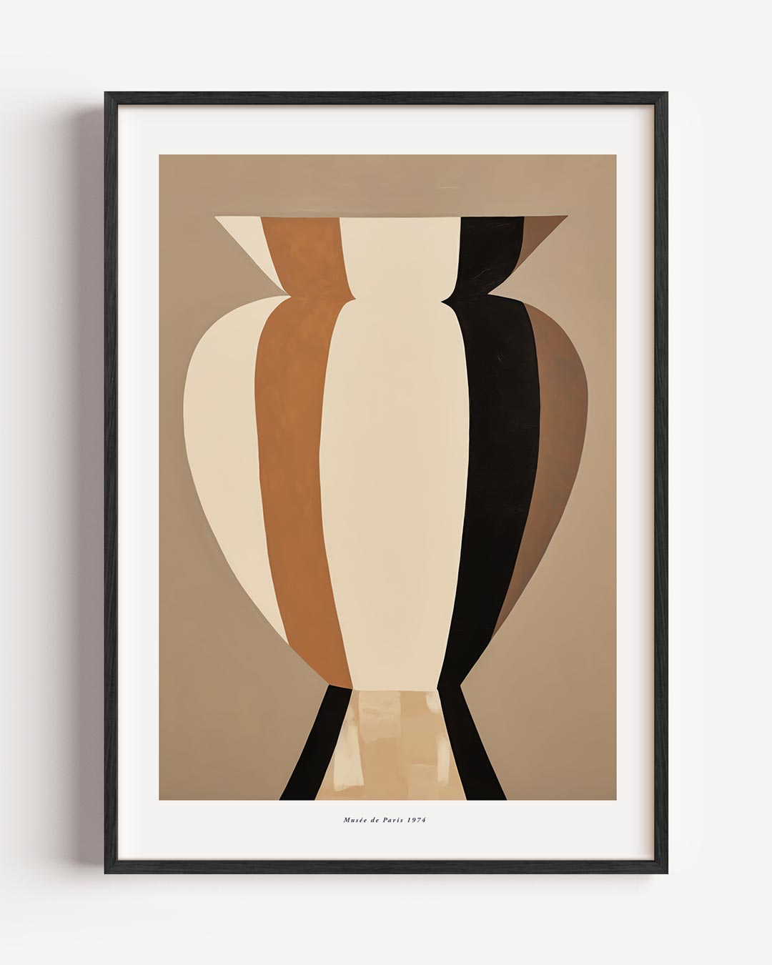 Moderne Abstracte Vaas Poster-WallArtistic