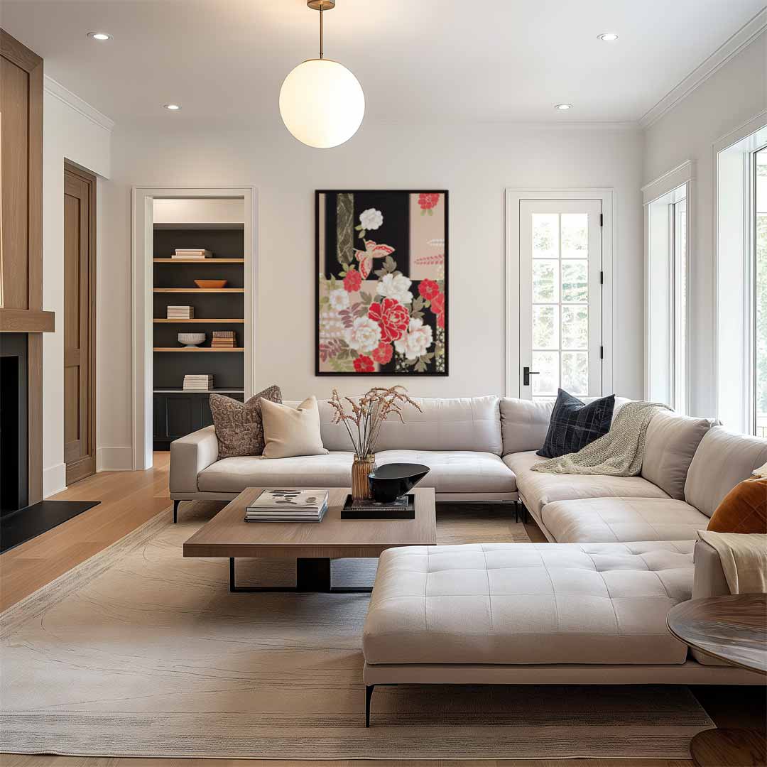 Bloemrijke Beleving Kunstwerk-canvas-dibond-plexiglas-wanddecoratie-WallArtistic