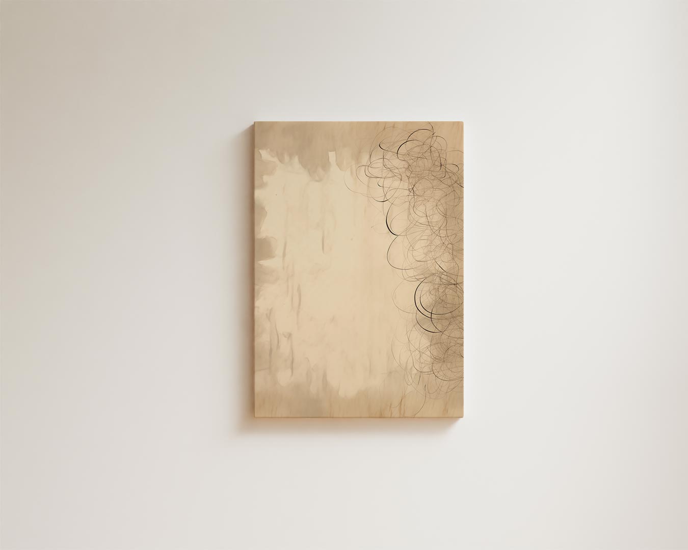 Dromerige Lijnen Kunstwerk-canvas-dibond-plexiglas-wanddecoratie-WallArtistic