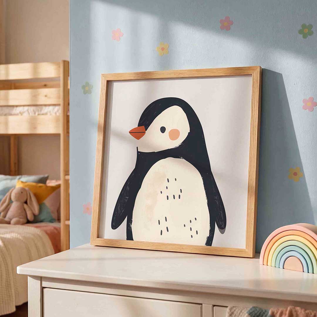 Pinguïn illustratie Poster