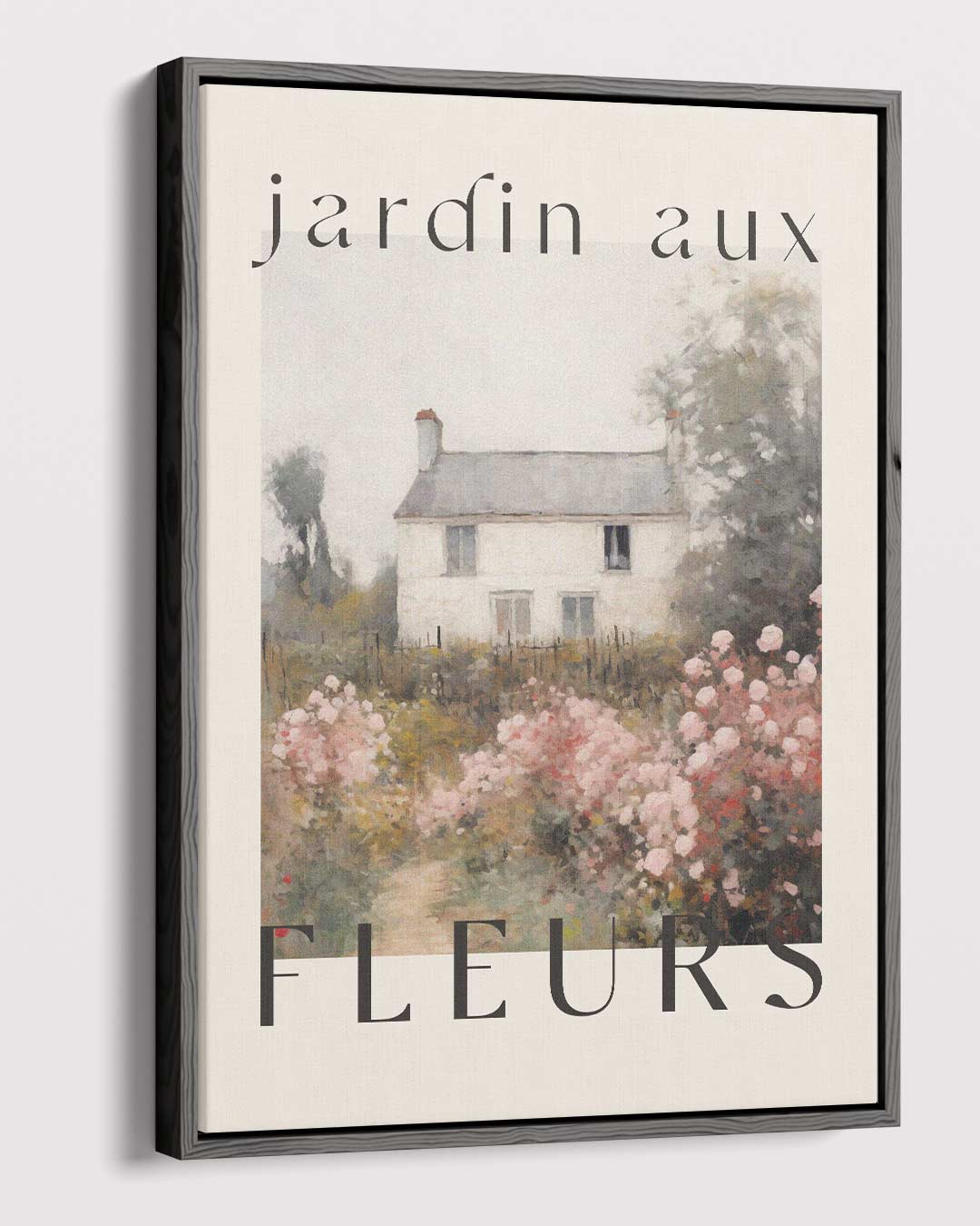Franse Bloementuin Poster