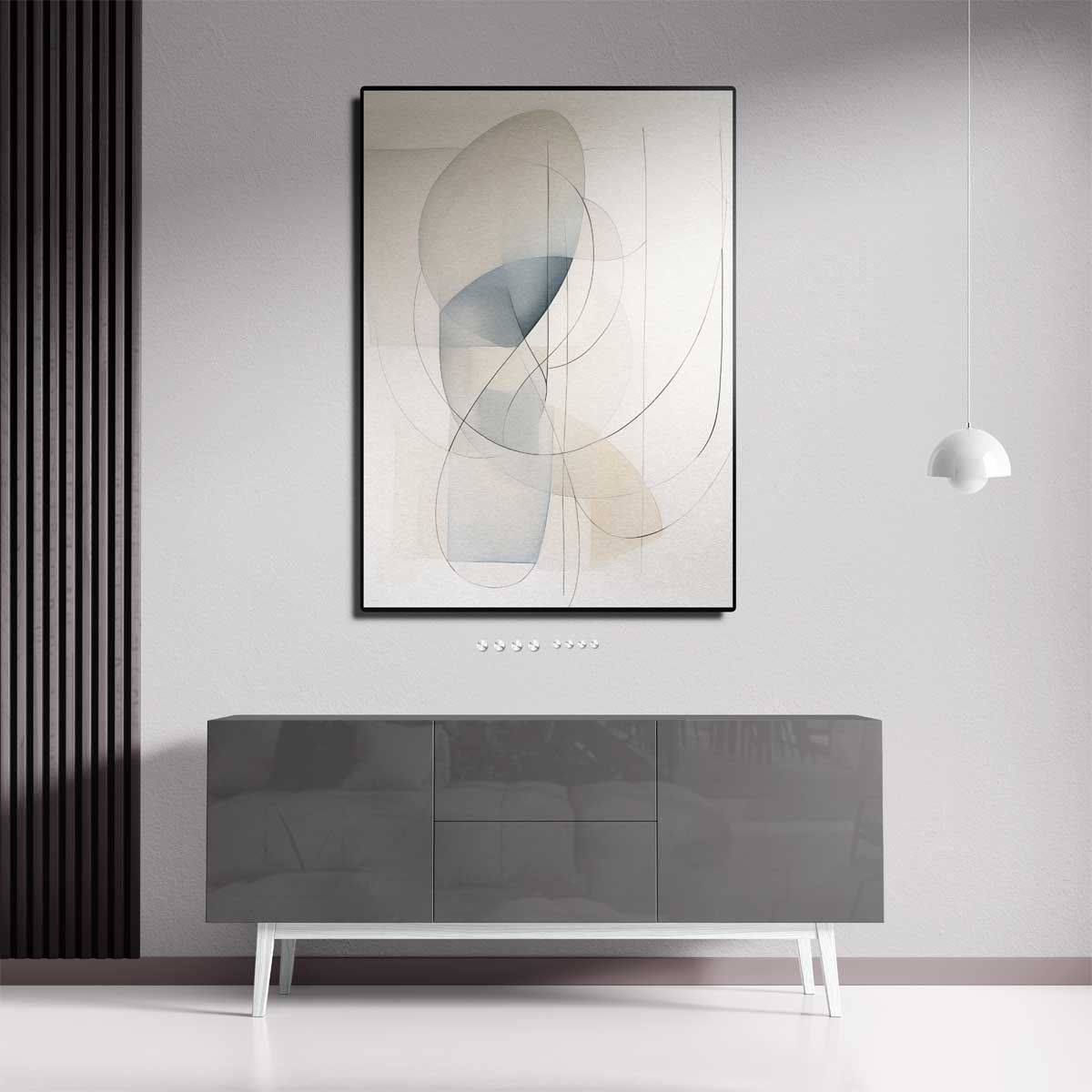 Dans van Lijnen en Licht Kunstwerk-canvas-dibond-plexiglas-wanddecoratie-WallArtistic