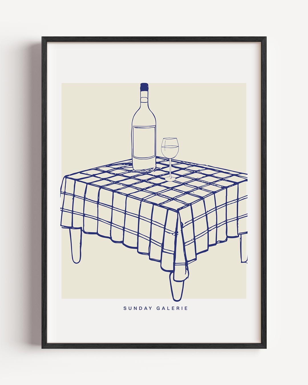 Stijlvolle Tafeldroom Poster-WallArtistic