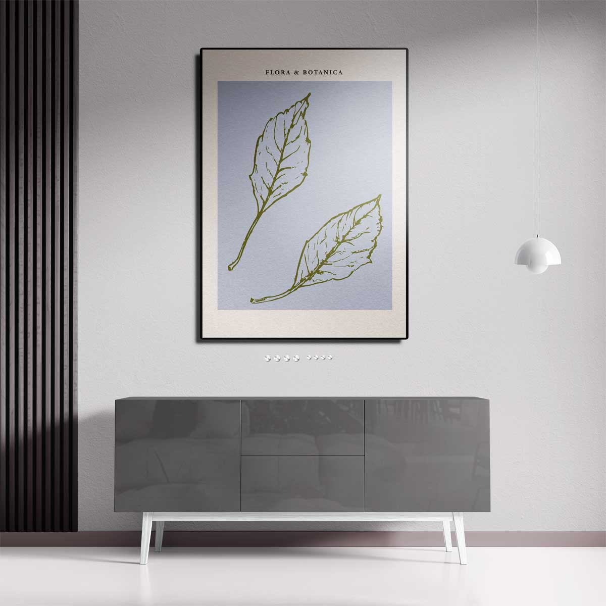 Botanische Elegantie Kunstwerk-canvas-dibond-plexiglas-wanddecoratie-WallArtistic