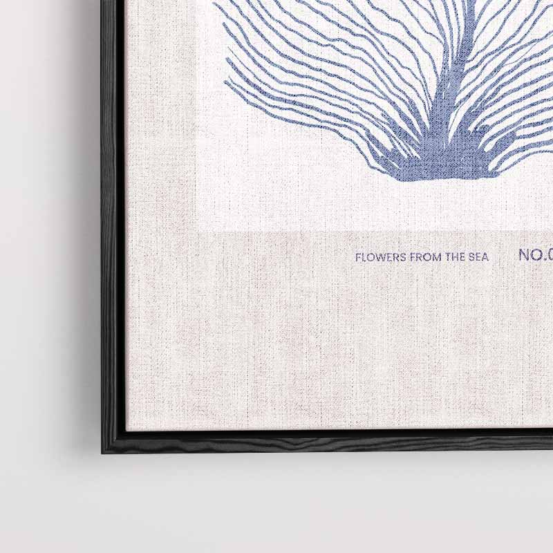 Bohème Zeebloem Illustratie Kunstwerk-canvas-dibond-plexiglas-wanddecoratie-WallArtistic