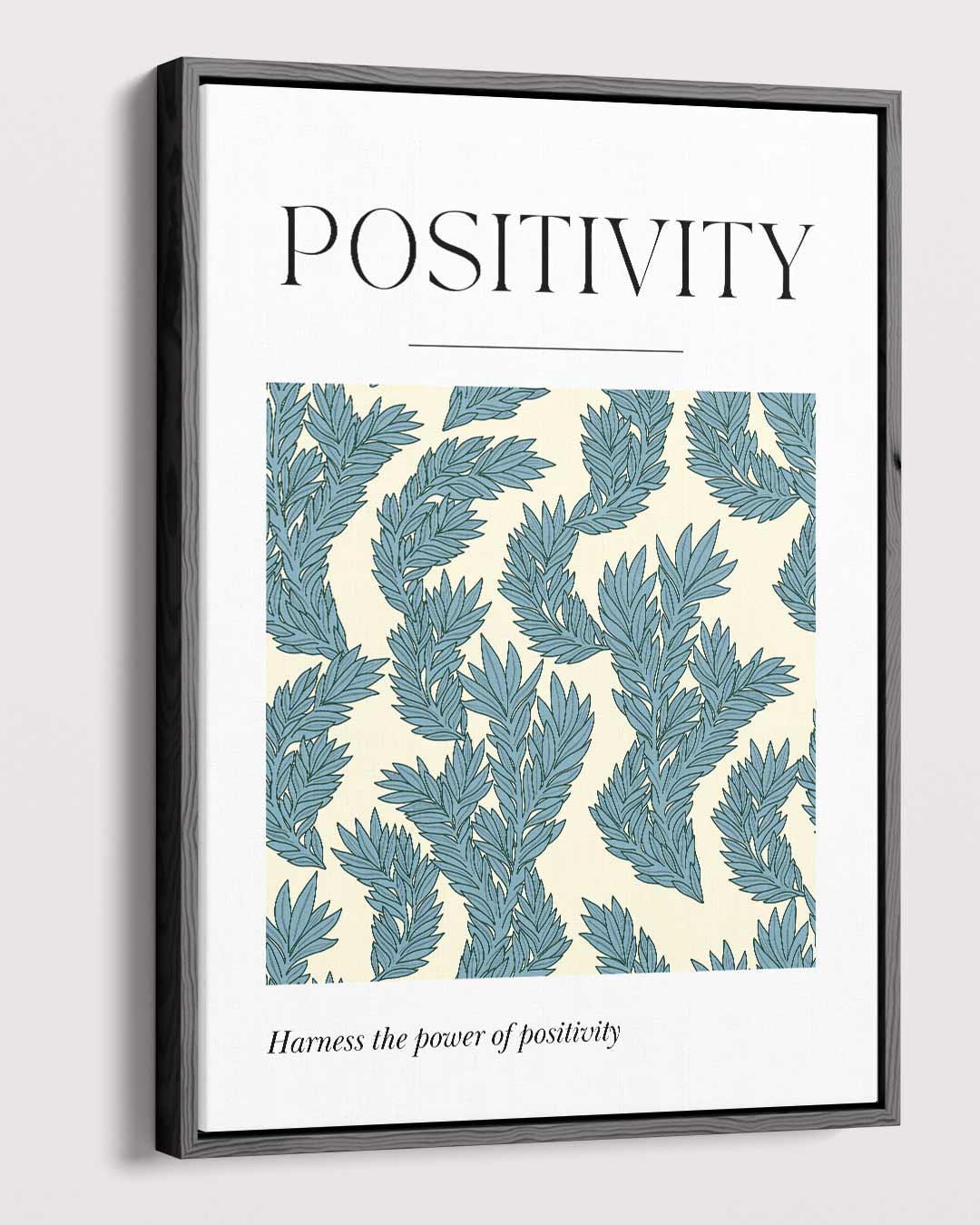 Positivity Bladeren Kunstwerk Kunstwerk-canvas-dibond-plexiglas-wanddecoratie-WallArtistic