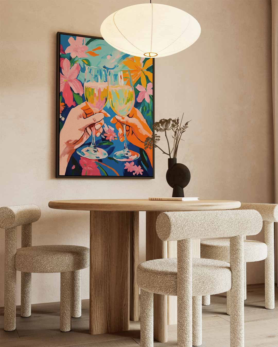 Vrolijk Bloemenfeest Kunstwerk-canvas-dibond-plexiglas-wanddecoratie-WallArtistic